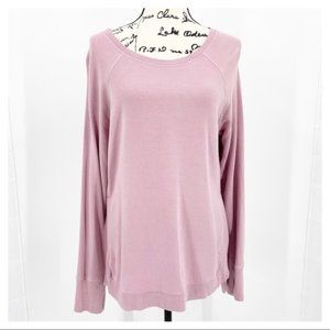 Active Life Dusty Rose Sweatshirt Pullover Size M